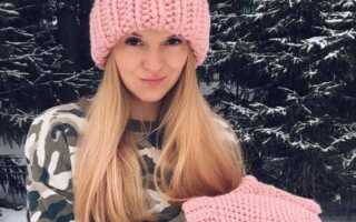 Шапка из толстой пряжи простым узором спицами: описание, фото, видео мк