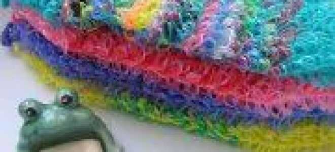 Вязание мочалок спицами (фото)