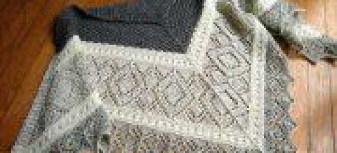 Коляда: вязание теплого платка спицами к празднику