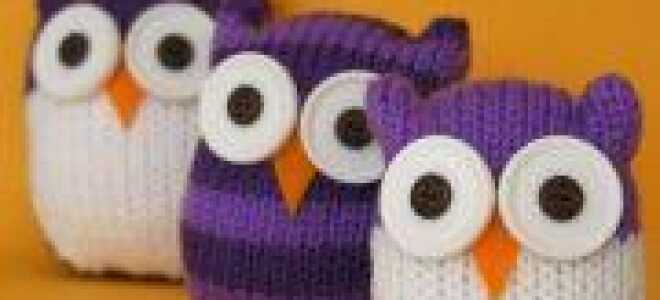 Вязаные игрушки спицами для детей и к новогодним праздникам