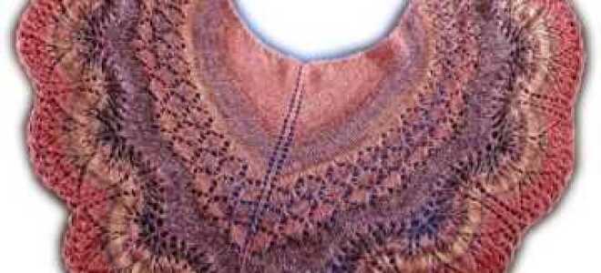 Шаль энгельна вязание спицами по схеме с описанием