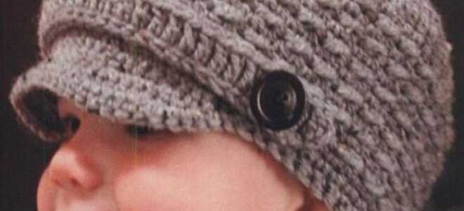 Как связать козырек для кепки крючком: схемы, описание, 6 вариантов
