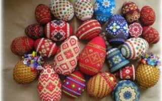 Пасхальные яйца из бисера своими руками в мастер-классах