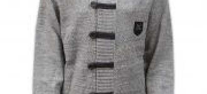 Кардиган спицами для мальчика: вязание разноцветными нитками