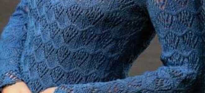 Узор «волна» спицами: схемы и подробное описание