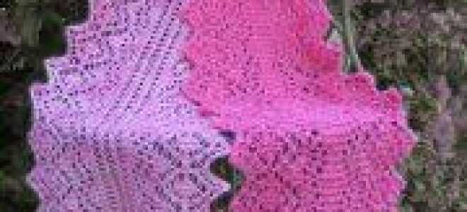 Зубчатый край спицами: примеры вязания (фото и схема)