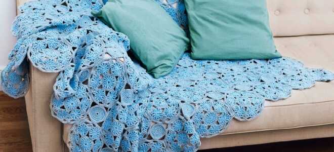 Покрывало крючком схемы и описание, видео МК: 16 моделей