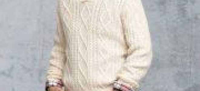 Вязание воротника шалька спицами в обучающем видеуроке