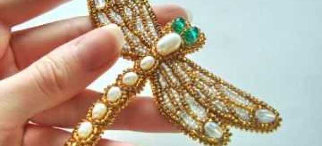 Стрекоза из бисера по схеме и в подробных фото-видео мастер-классах