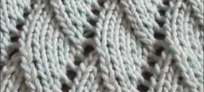 Узор спицами чешуйки в вязании по схеме с описанием в фото мастер-классе