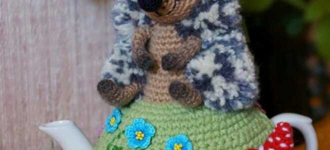 На чайник грелка крючком со схемами и описанием: 10 вариантов