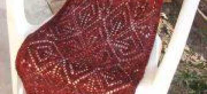 Ажурный палантин спицами: два варианта для вязания по схеме