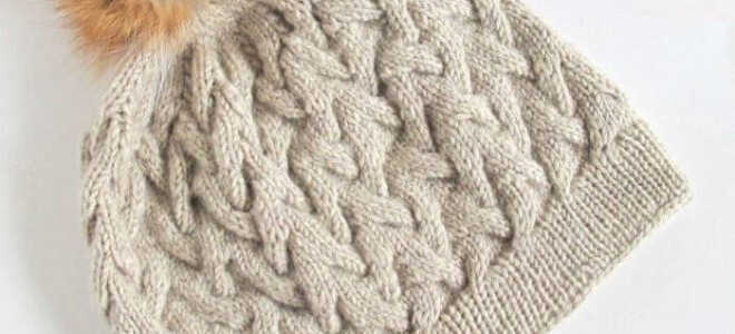 Шапка «Ланаголд» от «Марк и Мари»: узор, описание, помпон, фото мк