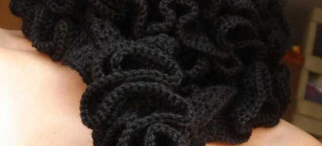 Шарф крючком для начинающих: 9 вариантов со схемами и описанием