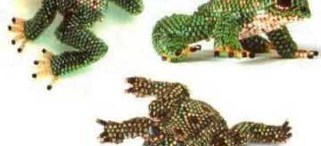 Лягушка из бисера для начинающих в пошаговых мастер-класса плетения