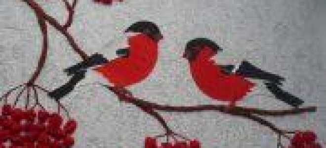 Аппликации птиц по фото и видео мастер-классам