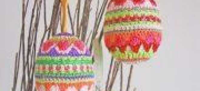 Дни страстной недели: вязание яиц спицами к Пасхе