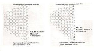 Жасмин из бисера