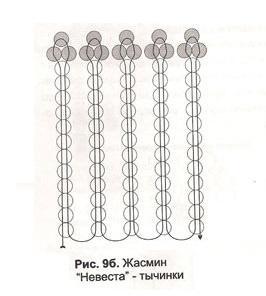 Жасмин из бисера